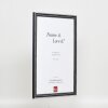 Telaio effetto legno profilo 38 grigio 10x10 cm vetro antiriflesso