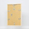 Telaio effetto legno profilo 33 bianco 10x10 cm vetro antiriflesso