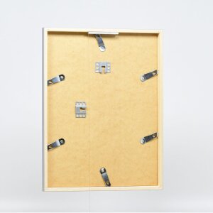 Cornice in legno effetto profilo 35 grigio chiaro 10x10 cm vetro museo