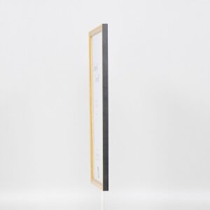 Effetto cornice in legno massiccio profilo 25 giallo 10x10 cm vetro museale
