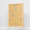 Effetto cornice in legno Top N betulla 10x10 cm vetro antiriflesso