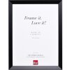 Effetto cornice in legno Top N nero 10x10 cm Vetro acrilico