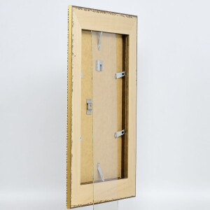 Cornice effetto barocco Profilo 31 marrone 10x10 cm vetro trasparente