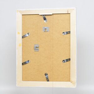Cornice in legno massiccio effetto 2240 bianco 10x10 cm Vetro antiriflesso