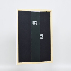 Telaio effetto legno profilo 2210 bianco 10x15 cm vetro antiriflesso