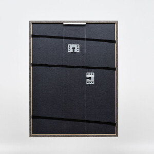 Telaio effetto legno profilo 23 blu 10x15 cm vetro antiriflesso