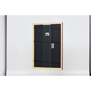 Cornice in legno effetto profilo 38 marrone 10x15 cm vetro normale