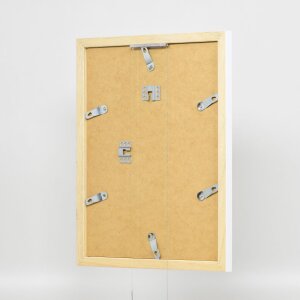 Telaio in legno effetto Top N bianco 10x15 cm vetro antiriflesso