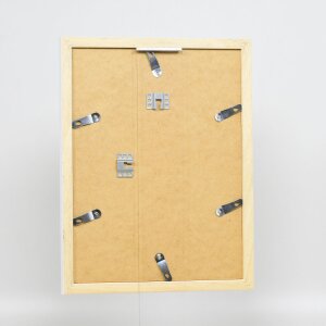 Telaio in legno effetto Top N bianco 10x15 cm vetro antiriflesso