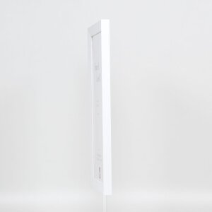 Telaio in legno effetto Top N bianco 10x15 cm vetro antiriflesso