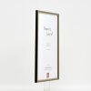 Effetto cornice in legno Profilo 23 verde 10x15 cm Vetro Museo