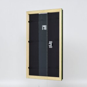 Effetto cornice in legno Profilo 21 verde 10x15 cm Vetro acrilico