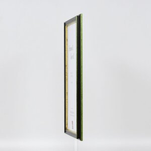 Effetto cornice in legno Profilo 21 verde 10x15 cm Vetro acrilico