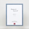 Effetto cornice in legno Profilo 32 grigio-blu 10x15 cm Vetro Museo