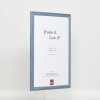 Effetto cornice in legno Profilo 32 grigio-blu 10x15 cm Vetro Museo