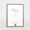 Cornice in legno effetto profilo 35 marrone 10,5x14,8 cm vetro normale