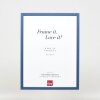 Cornice in legno effetto profilo 35 blu 10,5x14,8 cm vetro normale