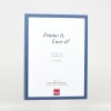 Cornice in legno effetto profilo 35 blu 10,5x14,8 cm vetro normale
