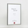Cornice effetto legno massiccio profilo 25 blu 10,5x14,8 cm vetro trasparente