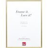 Effetto cornice in legno massiccio Profilo 20 argento 10,5x14,8 cm vetro antiriflesso