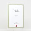 Cornice in legno effetto Profilo 35 verde 10,5x14,8 cm Vetro antiriflesso