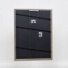 Effetto cornice in legno massiccio profilo 25 noce marrone 10,5x14,8 cm vetro antiriflesso