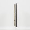 Effetto cornice in legno massiccio profilo 25 noce marrone 10,5x14,8 cm vetro antiriflesso