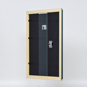 Cornice in legno effetto profilo 21 blu 10,5x14,8 cm vetro normale
