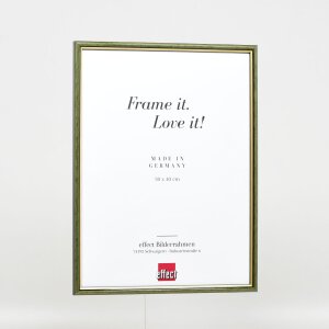 Cornice in legno effetto profilo 23 verde 10,5x14,8 cm vetro acrilico