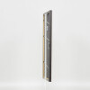 Effetto cornice in legno massiccio profilo 25 noce marrone 10,5x14,8 cm vetro acrilico