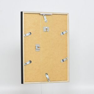 Telaio effetto legno profilo 35 nero 10,5x14,8 cm vetro normale + distanziatore