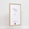 Cornice in legno effetto profilo 35 marrone chiaro 10,5x14,8 cm vetro normale + distanziale