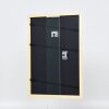 Cornice in legno effetto profilo 32 verde 10,5x14,8 cm vetro museale