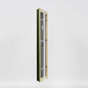 Cornice in legno effetto profilo 21 verde 10,5x14,8 cm vetro acrilico