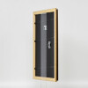 Effetto cornice in legno profilo 21 noce marrone 10,5x14,8 cm vetro museale