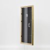 Cornice in legno effetto profilo 2070 vetro museale 10,5x14,8 cm oro
