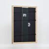 Cornice in legno effetto profilo 2070 vetro museale 10,5x14,8 cm oro