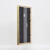 Cornice in legno effetto profilo 2070 vetro museale 10,5x14,8 cm oro