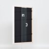 Cornice in legno effetto profilo 2070 vetro museo 10,5x14,8 cm bianco