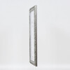 Cornice in legno effetto profilo 94 argento 10,5x14,8 cm vetro museale