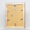 Effetto cornice in legno massiccio profilo 28 argento 10,5x14,8 cm vetro acrilico