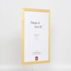 Cornice in legno effetto profilo 2210 naturale 13x13 cm vetro antiriflesso