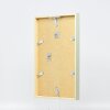 Cornice in legno effetto profilo 35 verde 13x13 cm vetro antiriflesso