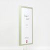 Cornice in legno effetto profilo 35 verde 13x13 cm vetro antiriflesso