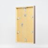 Cornice in legno effetto profilo 35 marrone 13x13 cm vetro antiriflesso