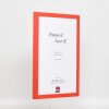 Cornice in legno Top Cube 13x13 cm vetro rosso antiriflesso