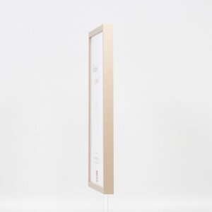 Cornice in legno effetto profilo 35 marrone chiaro 13x13 cm vetro acrilico