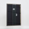 Effetto cornice in legno massiccio profilo 25 verde 13x13 cm vetro acrilico