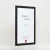 Cornice in legno effetto Profilo 2210 nero 13x13 cm Vetro Museo