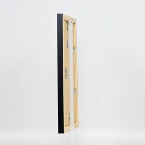 Effetto cornice in legno Top N nero 13x13 cm Vetro antiriflesso